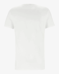 Men's white Dean V-neck T-shirt by Alan Red, back view