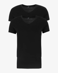 2-pack of men's black Dean V-neck T-shirts by Alan Red