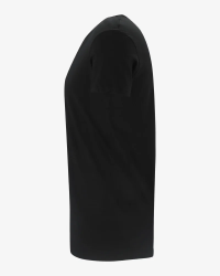 Men's black Dean V-neck T-shirt by Alan Red, side view