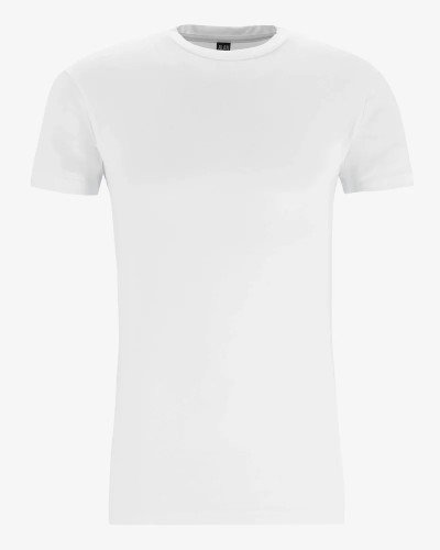 Men's white Oakville crew-neck T-shirt by Alan Red, front view