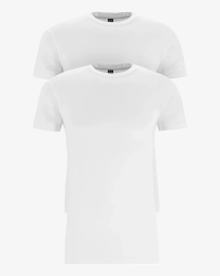 2-pack of men's white Oakville crew-neck T-shirts by Alan Red