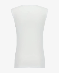 Men's white Orlando sleeveless T-shirt by Alan Red, back view