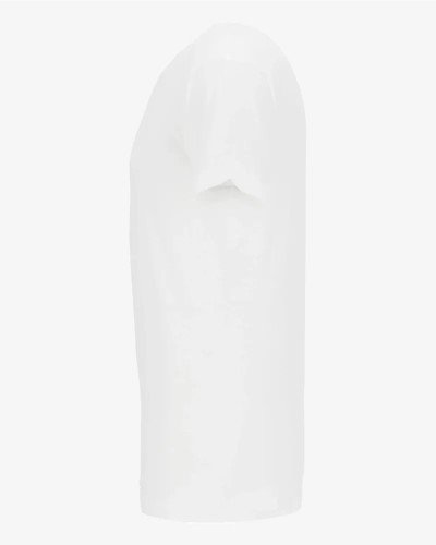 Men's white Virginia Long extra-long crew-neck T-shirt by Alan Red, side view