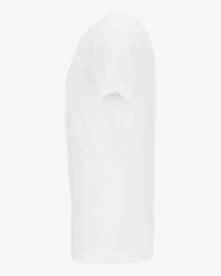 Men's white Virginia Long extra-long crew-neck T-shirt by Alan Red, side view