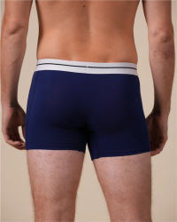 Back view of the Alan Red Lasting men's ultramarine boxer briefs
