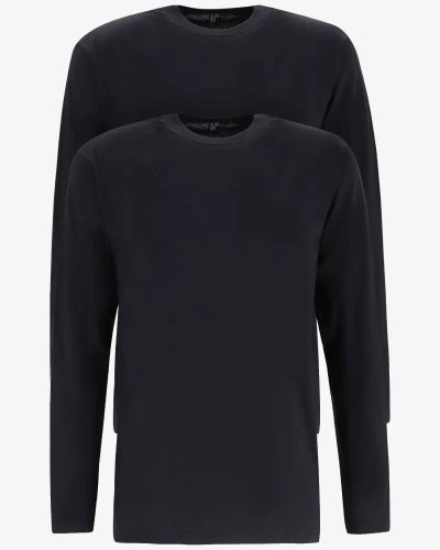 Two-pack of Alan Red Virginia Sleeve men's navy long-sleeve T-shirts
