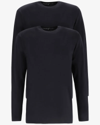 Two-pack of Alan Red Virginia Sleeve men's navy long-sleeve T-shirts
