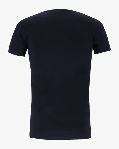 Alan Red Oklahoma navy blue men's T-shirt, back view