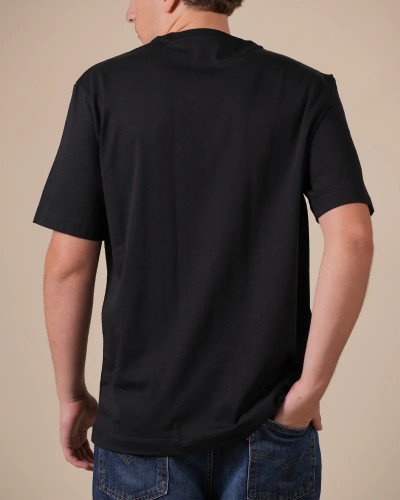 Alan Red Vanice black men's T-shirt worn, back view