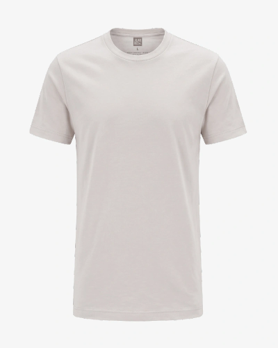 Alan Red Venice men's ecru short-sleeve crew-neck T-shirt, front product view on white background.