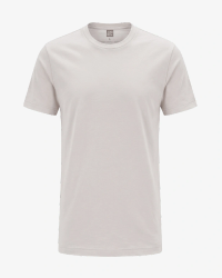 Alan Red Venice men's ecru short-sleeve crew-neck T-shirt, front product view on white background.