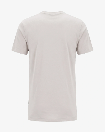 Alan Red Venice men's ecru crew-neck T-shirt, rear product view on white background.