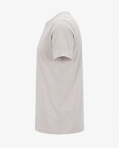 Alan Red Venice men's ecru short-sleeve T-shirt, side view showing sleeve and stitching details.