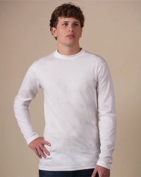 Alan Red Virginia Sleeve men's white long-sleeve T-shirt