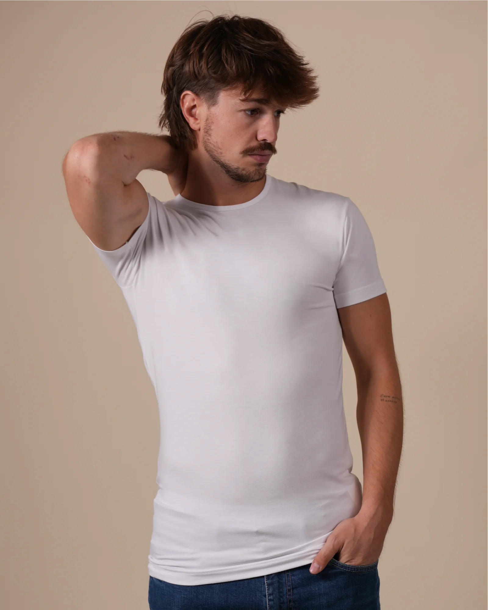 Bilbao Men's Bamboo T-Shirt 1-Pack | Alan Red